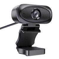 Веб-камера HOCO DI11 USB web camera with Audio focus 2K HD 4Mpx 1.5m Black