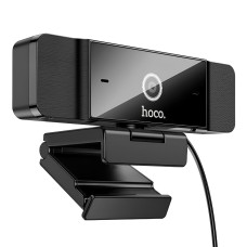 Веб-камера HOCO D100 Full HD 1080P Webcam With Dual Microphones Black