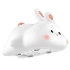 Нічний світильник HOCO HX16 Silicone Big Face Rabbit lamp 7h White
