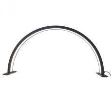 Безтіньова LED CH лампа у формі півмісяця для бьюті майстра 55х27cm 25W Black