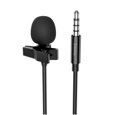 Мікрофон дротовий петличний HOCO L14 3.5мм Lavalier microphone 2m Black