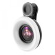 Накамерне відеосвітло CH LQ-190 d65mm 2800-6500K Black