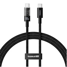 Кабель Baseus Gem Fast-Charging Data Cable Type-C to Type-C 100W 5A 1m Black P10373000111-00