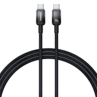 PD Кабель Baseus Discolor Series Fast Charging Cable Type-C to Type-C 100W 1m Black (P10374902111-00)