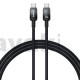 PD Кабель Baseus Discolor Series Fast Charging Cable Type-C to Type-C 100W 1m Black (P10374902111-00)