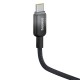 PD Кабель Baseus Discolor Series Fast Charging Cable Type-C to Type-C 100W 1m Black (P10374902111-00)