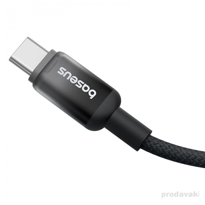 PD Кабель Baseus Discolor Series Fast Charging Cable Type-C to Type-C 100W 1m Black (P10374902111-00)