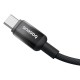 PD Кабель Baseus Discolor Series Fast Charging Cable Type-C to Type-C 100W 1m Black (P10374902111-00)