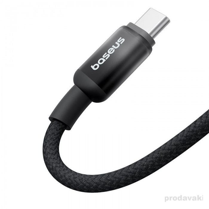 PD Кабель Baseus Discolor Series Fast Charging Cable Type-C to Type-C 100W 1m Black (P10374902111-00)