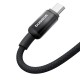 PD Кабель Baseus Discolor Series Fast Charging Cable Type-C to Type-C 100W 1m Black (P10374902111-00)