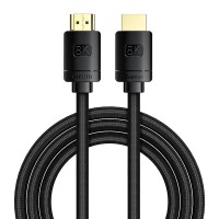 Кабель Baseus High Definition Series Adapter Cable HDMI to HDMI 2.1 8K 2m Black CAKGQ-K01