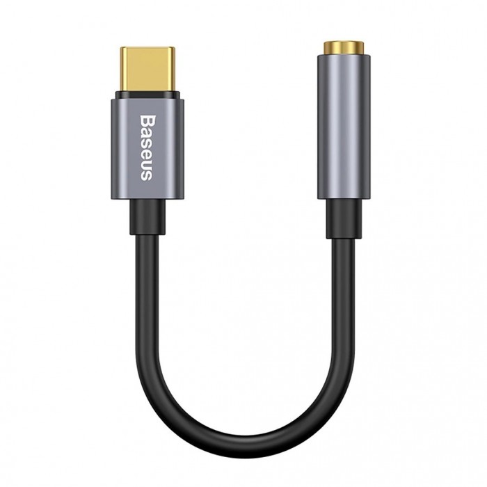 Перехідник BASEUS L54 Type-C Male to 3.5 mm Grey (CATL54-0G)