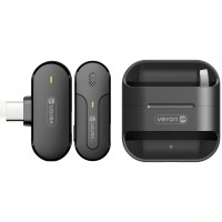 Бездротовий мікрофон для телефону Lightning Veron M8-L з кейсом заряджання