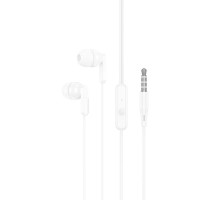 Дротові навушники HOCO M121 Bright universal earphones with microphone 3.5mm White