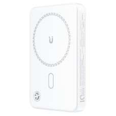 Повербанк портативний акумулятор Power bank Acefast M26 fast wireless charging MagSafe магнітний 20W 10000 mAh White