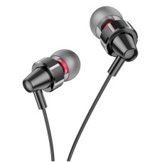 Дротові навушники HOCO M90 Delight wired digital earphone with microphone 3.5mm Black