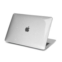 Чохол накладка HardShell Case для MacBook NEO 13 2026 Глянцевий Glitter Clear