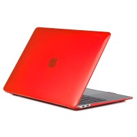 Чохол накладка HardShell Case для MacBook New Air 13" (2018/2019/2020 M1) Глянцевий Red