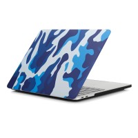 Чохол накладка HardShell Case для MacBook New Pro 13" 2016-2022 M1,M2 Print Матовий military blue