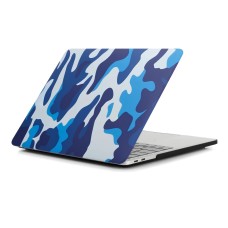 Чохол накладка HardShell Case для MacBook New Pro 13" 2016-2022 M1,M2 Print Матовий military blue