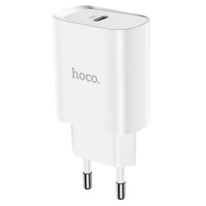 Мережевий зарядний пристрій HOCO N14 Smart single port 20W White