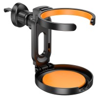 Автомобільний тримач для чашок Hoco ZP14 Mountain air outlet water cup holder Black-orange