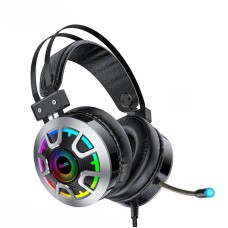 Дротові навушники HOCO ESD05 Gaming LED headphones Hi-Res Black