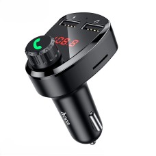 FM - трансмітер HOCO DE24 Superior Car BT Transmitter 2USB 2.4A TF/U Disk Black
