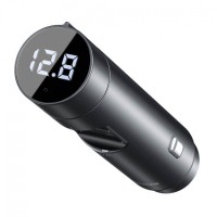 FM - трансмітер Baseus Energy Column Car Wireless MP3 Charger 18W (CCNLZ-C0G)