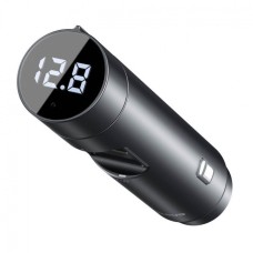 FM - трансмітер Baseus Energy Column Car Wireless MP3 Charger 18W (CCNLZ-C0G)