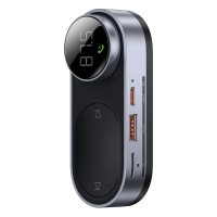 FM - трансмітер Baseus Solar Car Wireless MP3 Player Black (CDMP000001)