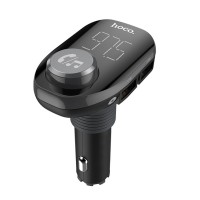 FM - трансмітер HOCO E45 Happy route Bluetooth Black