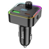 FM - трансмітер HOCO E81 Fantasy USB-Type-C PD30W+QC3.0 Black