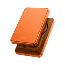 Повербанк портативний акумулятор Power Bank Wiwu P15 Magnetic MagSafe магнітний 5000 mAh Orange
