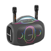 Портативна колонка Bluetooth Hopestar PARTYBOX ULTRA з 2-ма мікрофонами 550W Grey