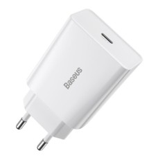 Мережевий зарядний пристрій Baseus Speed Mini Quick Charger 20W White CCFS-SN02