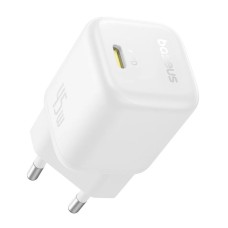 Мережевий зарядний пристрій Baseus PicoGo GaN Fast Charger 1C 45W White P10176800213-00
