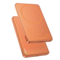 Повербанк портативний акумулятор Power bank Hoco Q26 Joy MagSafe магнітний 20W 5000 mAh Orange