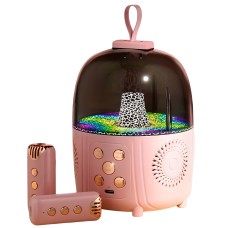 Портативна колонка Bluetooth CH Q3 мікрофон 2шт 10W Pink