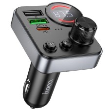 FM - трансмітер HOCO E86 Alegria dual port car BT Black