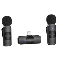 Бездротовий мікрофон BOYA BY-V2 Lightning 2 мікрофона Black