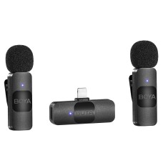 Бездротовий мікрофон BOYA BY-V2 Lightning 2 мікрофона Black