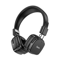 Бездротові Bluetooth навушники Hoco W56 Wireless On Ear Headphones BT 5.4 Black