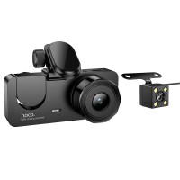 Відеореєстратор HOCO DI63 Universe three-screen simultaneous display 720p Wi-Fi Black