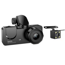 Відеореєстратор HOCO DI63 Universe three-screen simultaneous display 720p Wi-Fi Black