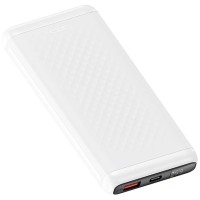 Повербанк портативний акумулятор Power bank XO PB308 USB-C 20W/USB-A 22.5W 10000 mAh White