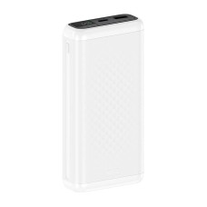 Повербанк портативний акумулятор Power bank XO PB309 Digital charge 22.5W 20000 mAh White