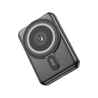 Повербанк портативний акумулятор Power bank XO PR264 MagSafe магнітний 20W 10000 mAh Black
