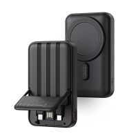 Повербанк портативний акумулятор Power bank XO PR288 MagSafe магнітний 20W 10000 mAh Black
