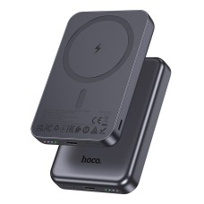 Повербанк портативний акумулятор Power bank Hoco J160A magnetic 10000 mAh Metal Gray